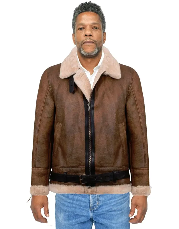 Huntingdon Aviator Jacket - B3 Shearling, Adjustable Fit