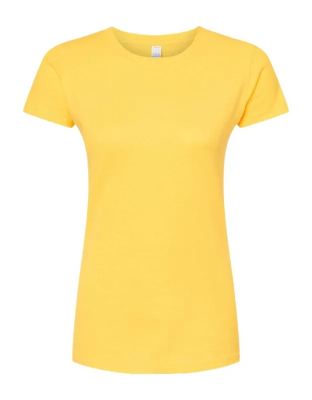 Tultex Slim Fit Fine Jersey T-shirt - Pre-shrunk 100% Ringspun Cotton, Double-needle Stitching