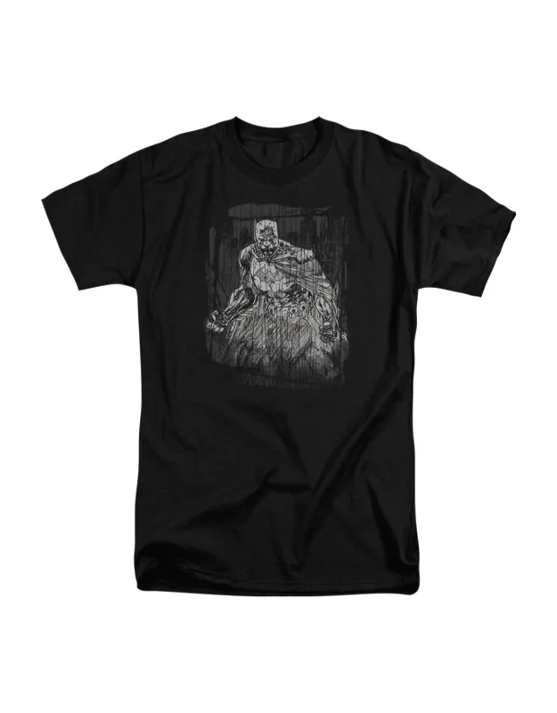 _batman Pencilled Rain Short Sleeve Tee / T-shirt - Stylish, Easy_