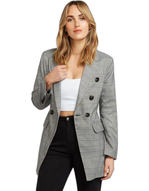 Plaid Blazer