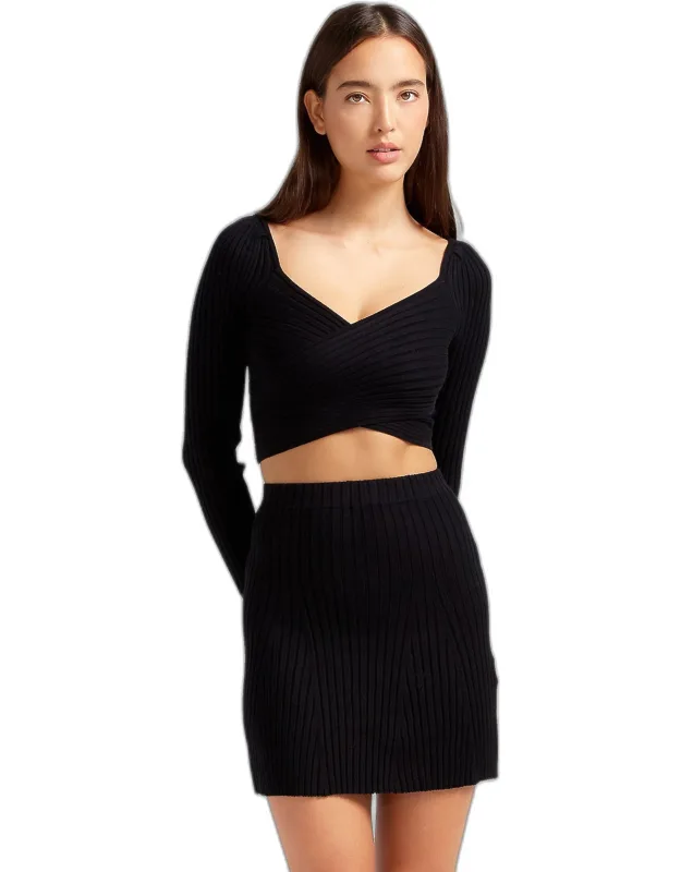 Knit Mini Skirt
