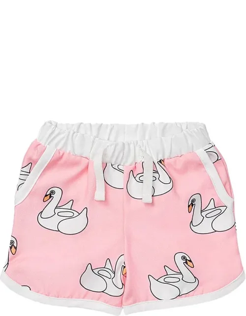 Pocket Swim Trunks With Upf 50+ Sun Protection And Elastic Waist