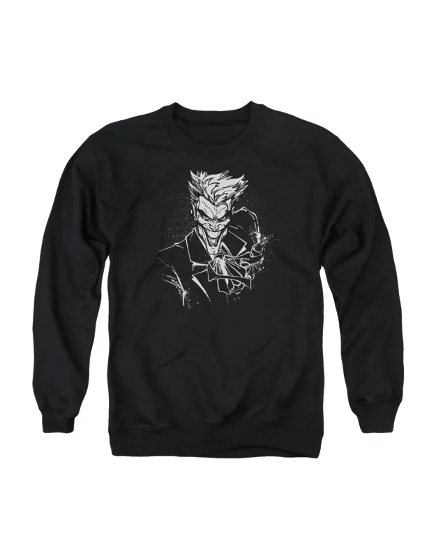 Batman Joker's Splatter Smile Crewneck Sweatshirt