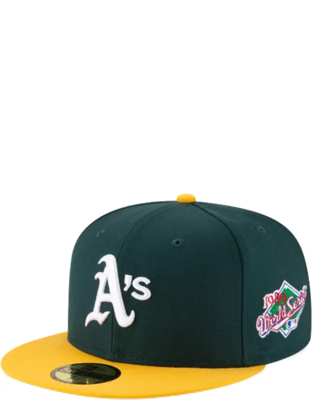 59fifty Mlb Oakland Athletics 1989 World Series Fitted Hat