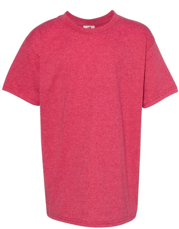 Ecosmart Youth T-shirt With Pre-shrunk Fabric And Recycled Polyester