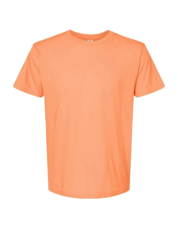 Fine Jersey T-shirt - Pre-shrunk 100% Ringspun Cotton, Double-needle Stitching