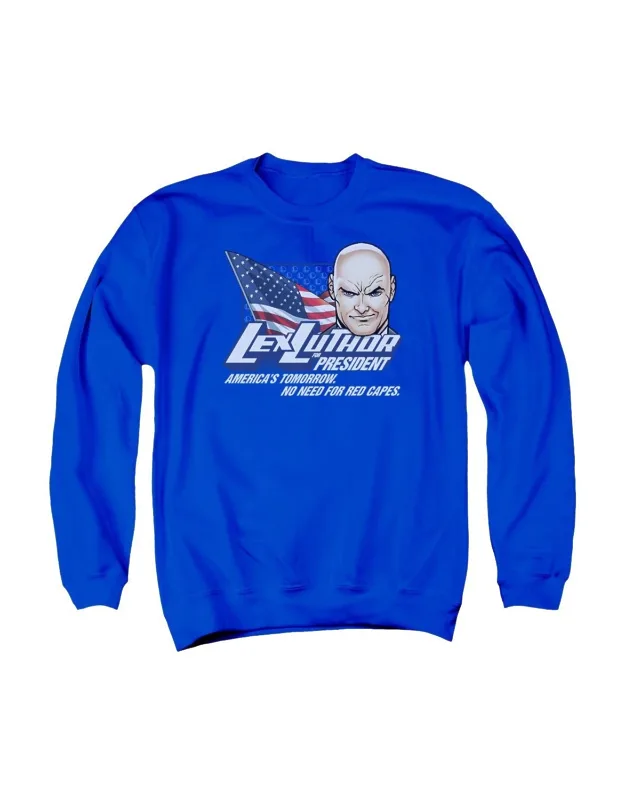 Superman Lex For President Crewneck Sweatshirt