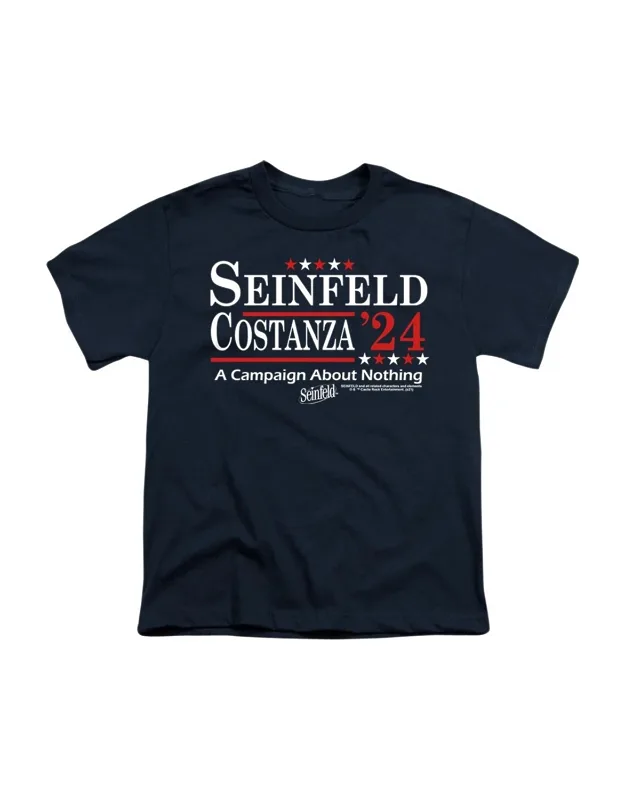 Seinfeld Election Tee / T-shirt Short Sleeve Youth Tee - Stylish, 100% Cotton