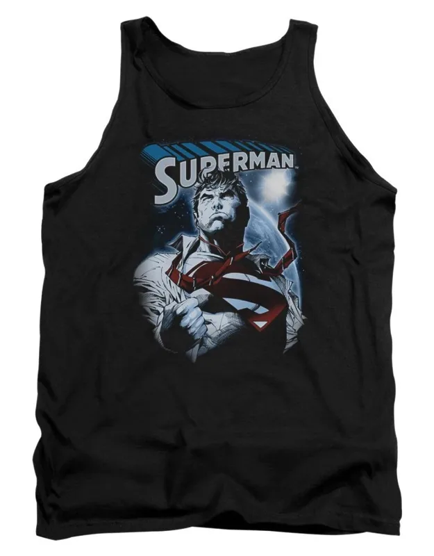 Superman Protect Earth Tank Top