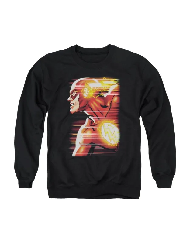 Justice League Of America Speed Head Crewneck Sweatshirt