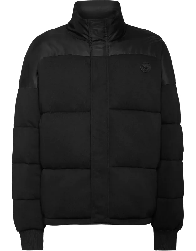 Hybrid Jersey Puffered Jacket