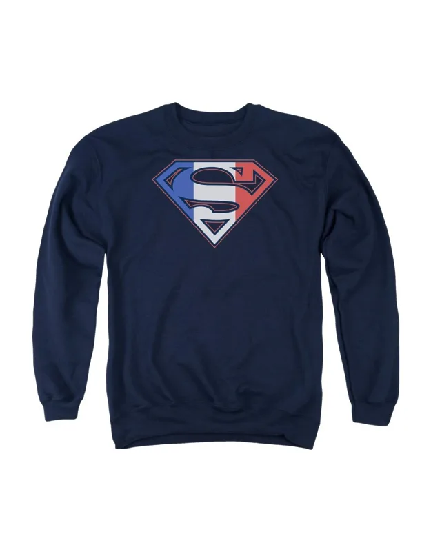 Superman French Shield Crewneck Sweatshirt
