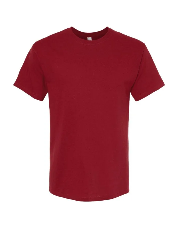 Gold Soft Touch T-shirt, 100% Cotton Preshrunk Jersey, Tear Away Label
