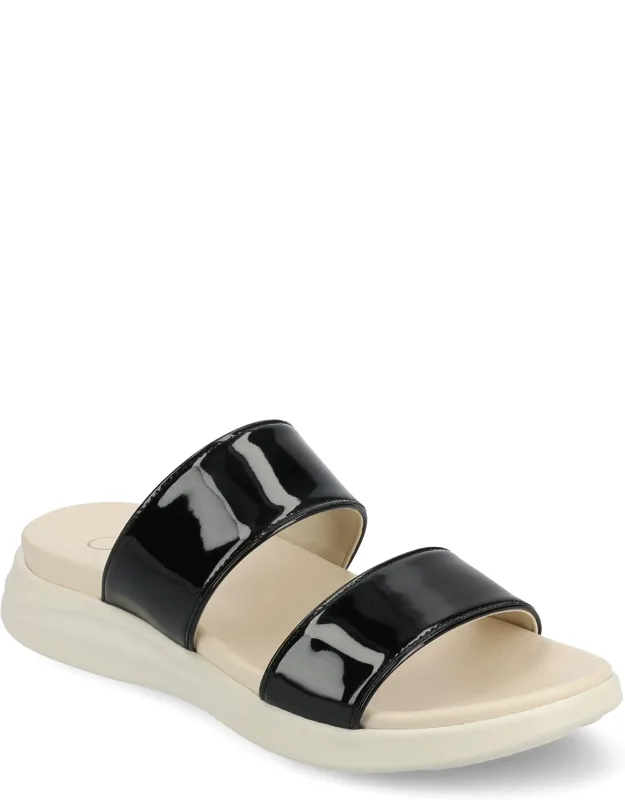 Janis Sandals With Cushioned Footbed And Half-platform Heel