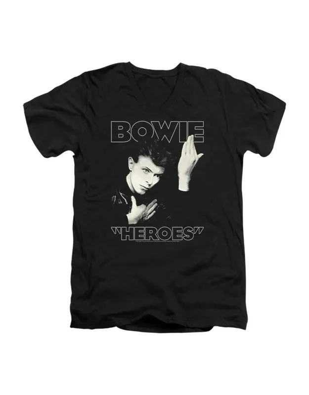 Heroes Cover V Neck Premium Cotton T-shirt