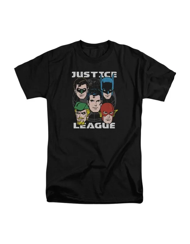 Justice League Of America Head Of States Short Sleeve Tee