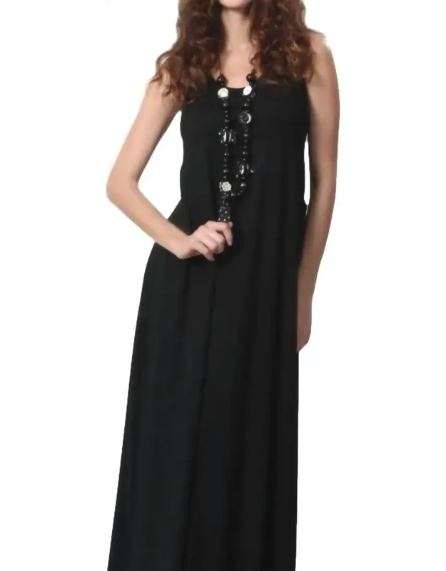 Back Buckle Maxi Dress