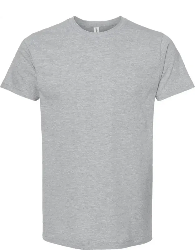 Fine Jersey T-shirt - Pre-shrunk 100% Ringspun Cotton, Double-needle Stitching