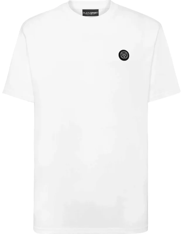 T-shirt Round Neck Ss With Maximum Comfort And Rib Knit Neckline