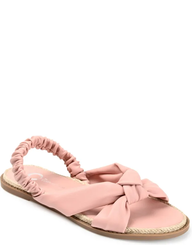 Kiandra Sandal With Padded Insole And Espadrille Braid
