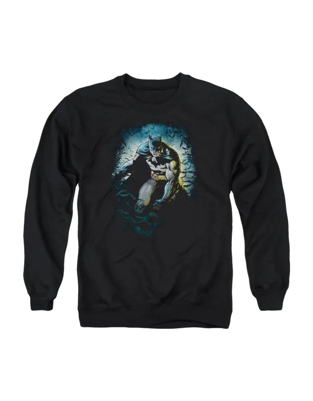 Batman Bat Cave Crewneck Sweatshirt
