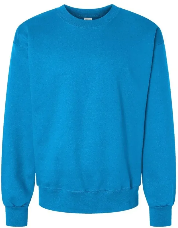 Ultimate Cotton Crewneck Sweatshirt, Low-pill Fleece, Spandex Blend Ribbed Cuffs