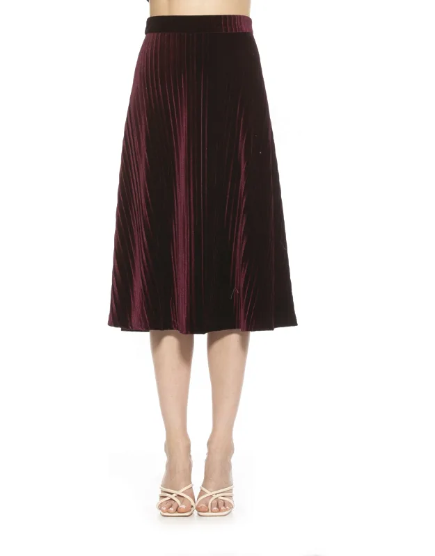 Alaina Skirt Velvet Midi