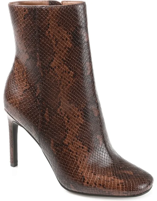Journee Collection Tru Comfort Foam Silvy Bootie With Square Toe And Inside Zip