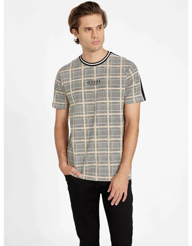 Plaid Crewneck Tee