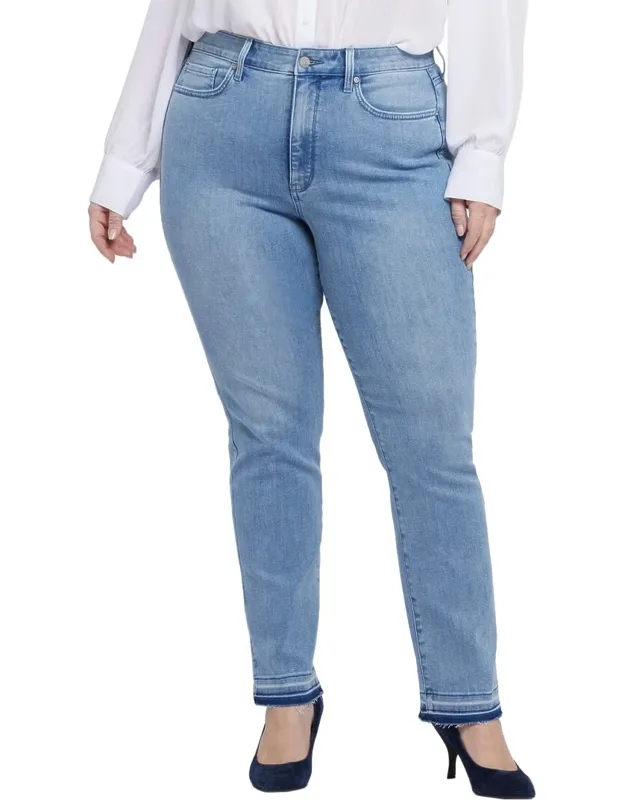 Nydj Plus Marilyn Big Skies Straight Leg Jean With Lift Tuck® Technology And Comfortable Stretch Fit