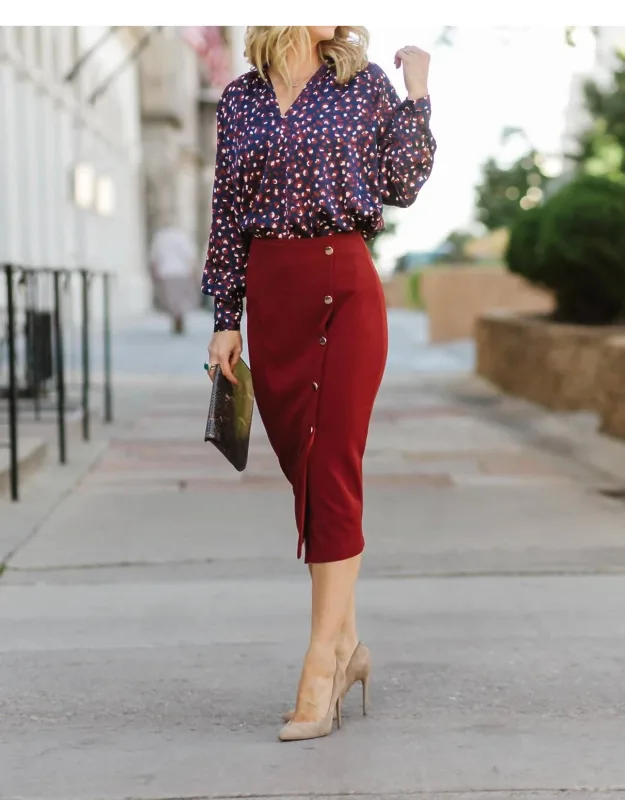 Denali Printed Blouse