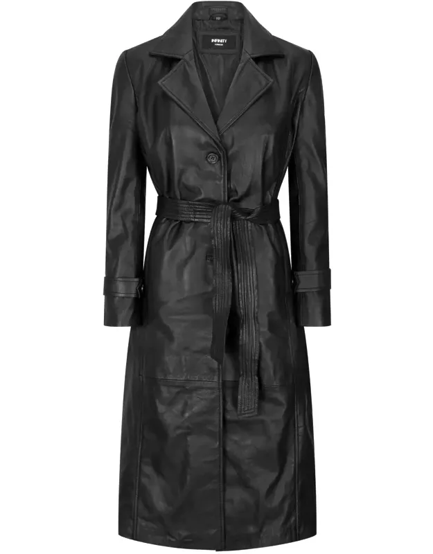 Leather Trench Coat