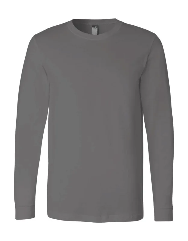 Jersey Long Sleeve Tee, 100% Airlume Combed And Ringspun Cotton, Retail Fit