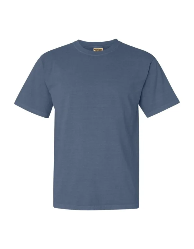 Comfort Colors Garment-dyed Heavyweight T-shirt, Relaxed Fit, Twill Taped Neck