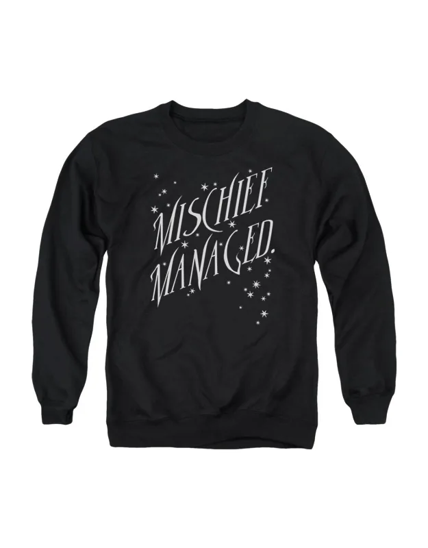 Harry Potter Mischief Managed 4 Crewneck Sweatshirt - Stylish & Guaranteed Authentic