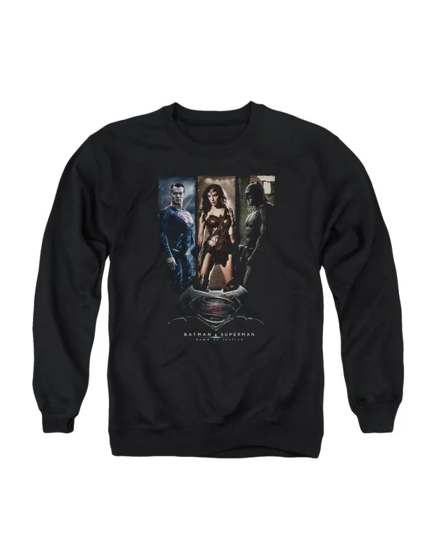 Batman V Superman 3 Phases Crewneck Sweatshirt