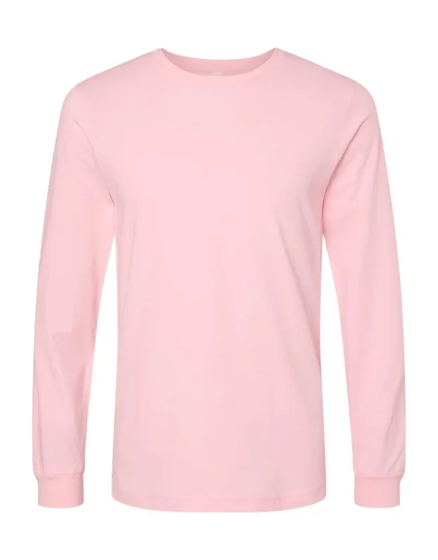 Jersey Long Sleeve Tee, 100% Airlume Combed And Ringspun Cotton, Retail Fit