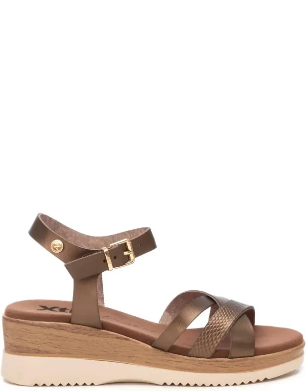 Wedge Sandals With Open Toe And Comfortable Heel