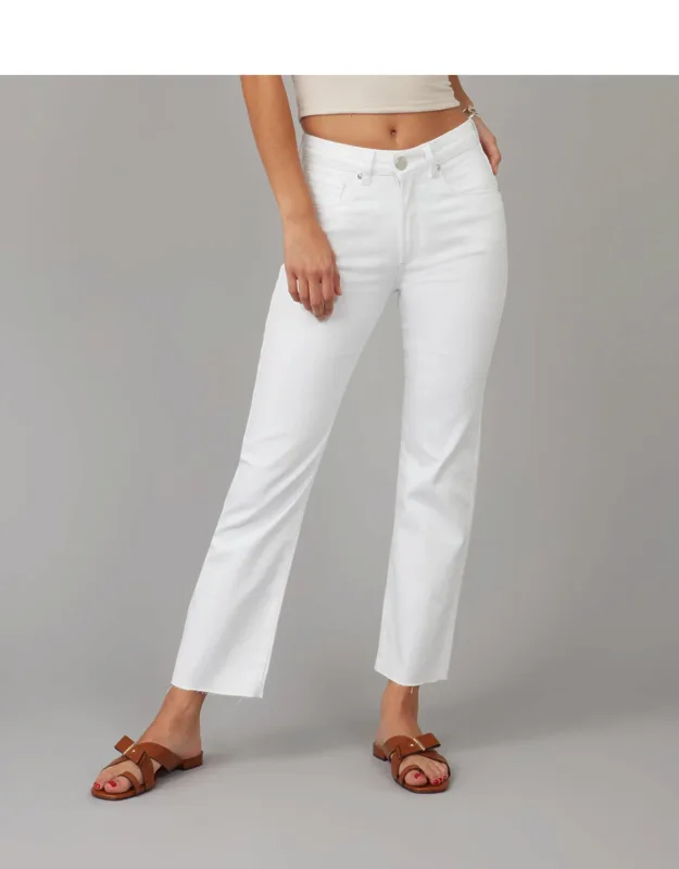 High Rise Straight Jeans