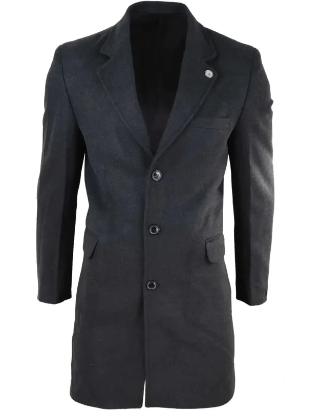 Long Wool Mix Overcoats