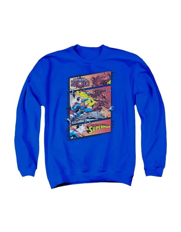 Superman Vs Zod Crewneck Sweatshirt