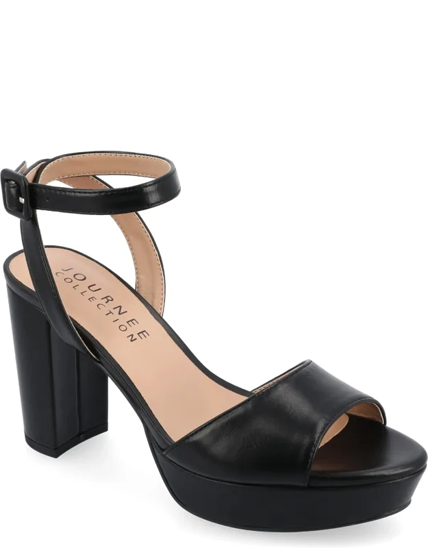 Nairri Sandals With Block Heel And Platform Detail
