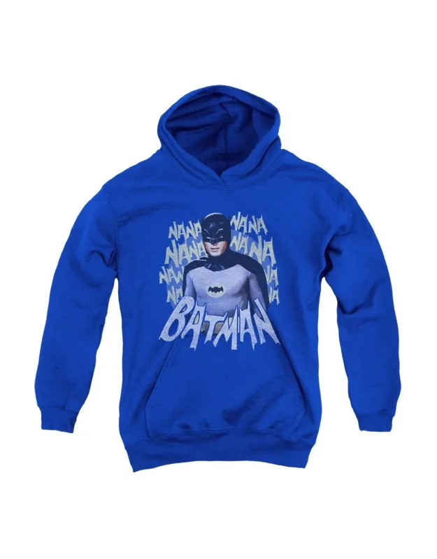_batman Classic Tv Theme Song Youth Pull Over Hoodie / Hooded Sweatshirt Stylish Easy_