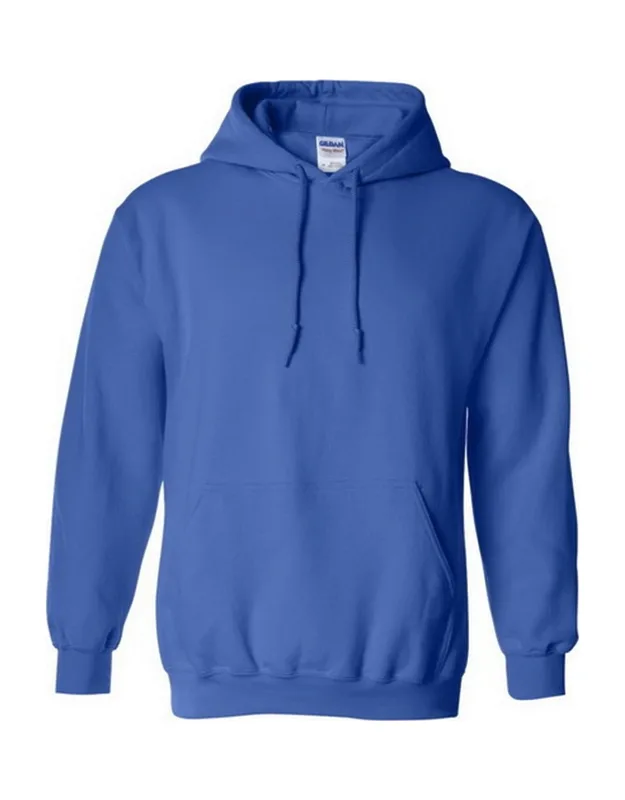 Gildan Heavy Blend Hooded Sweatshirt With Air Jet Spun Yarn And Pouch Pocket