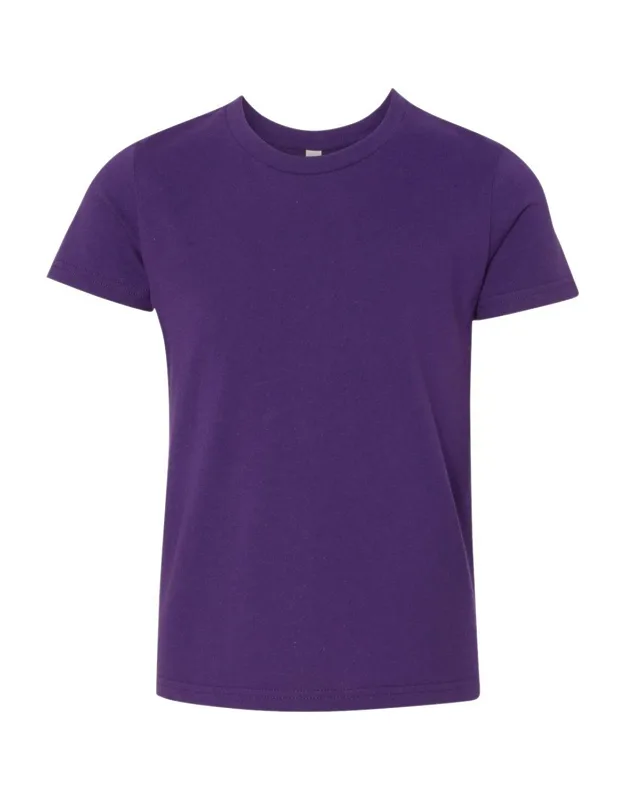 Youth Jersey Tee 100% Airlume Combed Cotton, Retail Fit