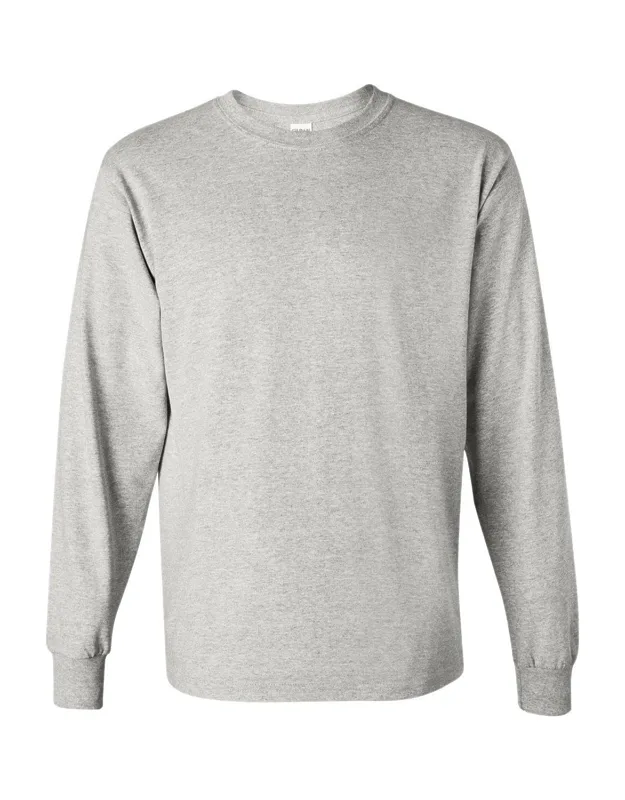 Gildan Heavy Cotton Long Sleeve T-shirt, Midweight Fabric, Classic Fit