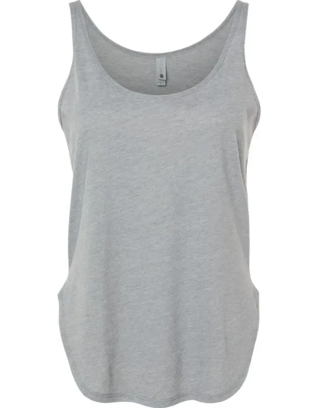 Next Level Tank With Scoop Neckline And Curved Hem