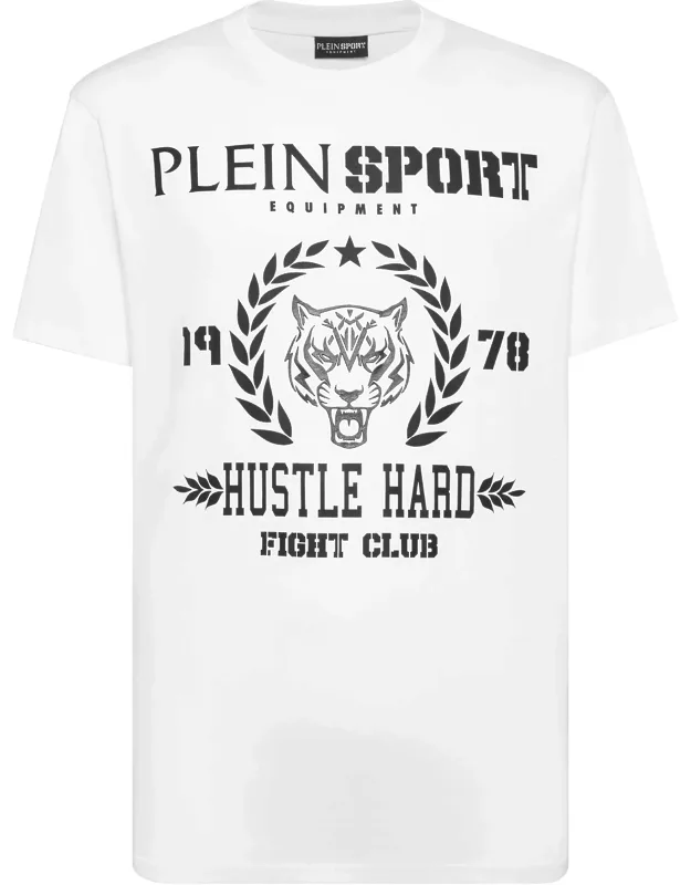 T-shirt With Maximum Comfort And Rib Knit Neckline