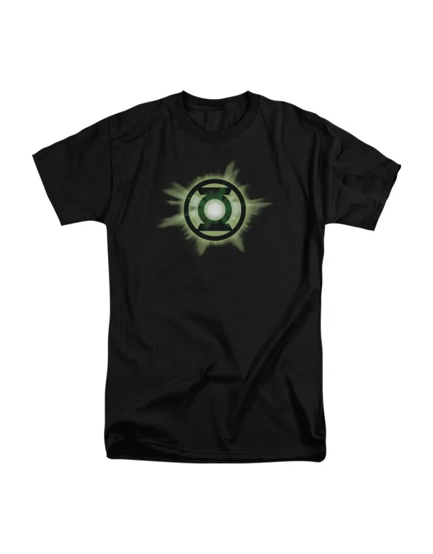 Green Lantern Green Glow Short Sleeve Tee - 100% Cotton, Officially Licensed