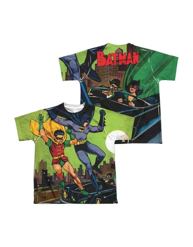 Batman Getaway Short Sleeve Poly Crew Tee - Everyday Wear, Guaranteed Authentic